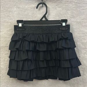 Ralph Lauren Black Ruffled Mini Skirt